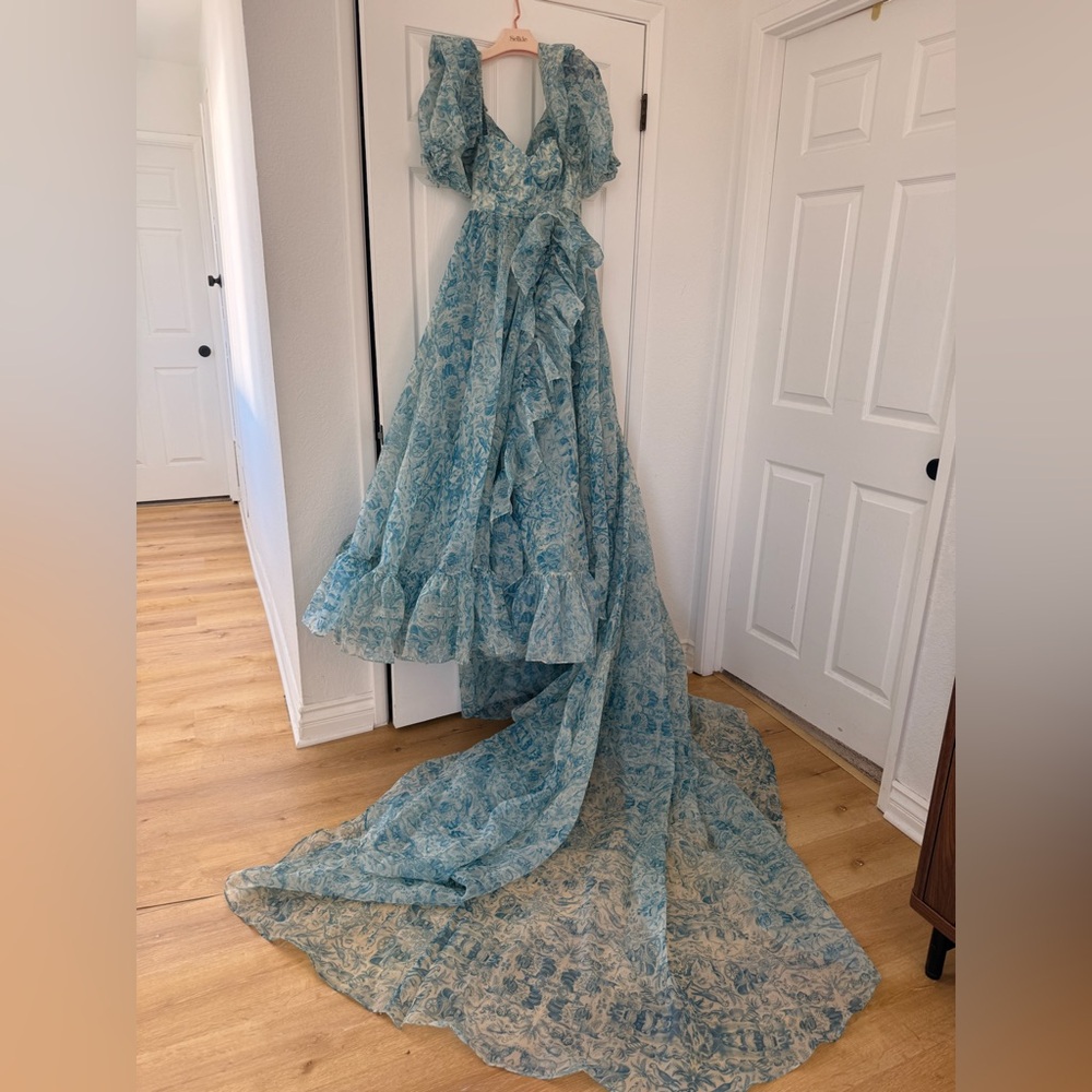 Selkie Bloom Gown - Blue - Picture 1 of 4